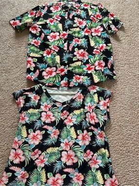 His & Hers coordinating shirts
